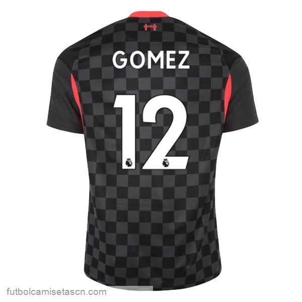 Camiseta Liverpool NO.12 Gomez 3ª 2020/21 Negro